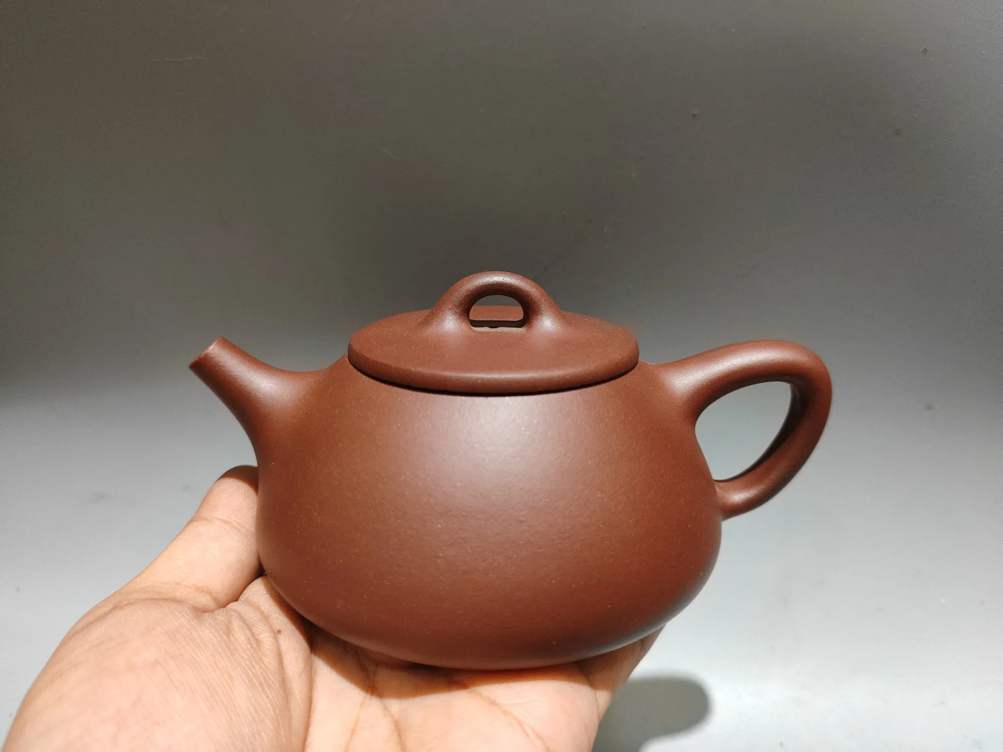 Old Yixing Purple Clay Teapot Raw ore bottom tank cleaning Shipiao Kettle Cone shaped pot Kettle Teapot Flagon