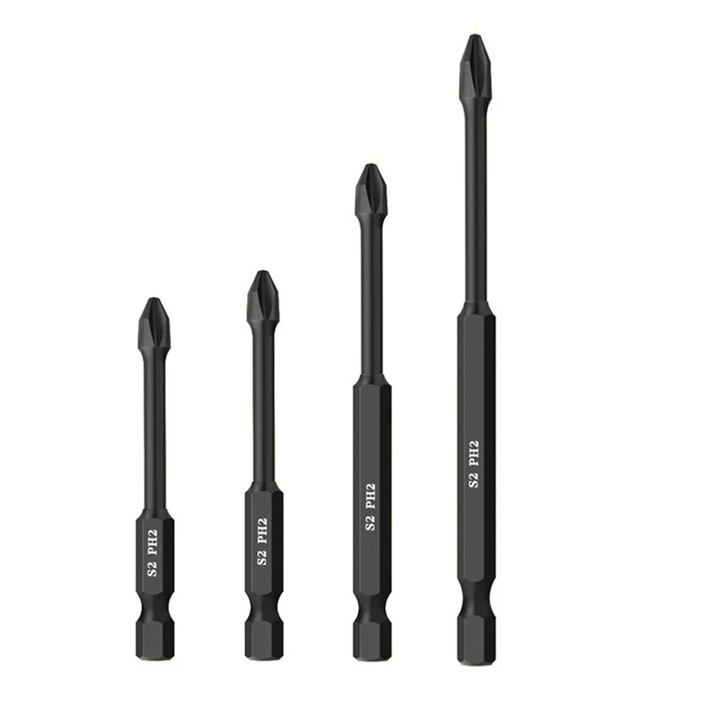 

Suitable For Screwdrivers Electric Screwdrivers Hand Drills PH Batch Head Magnetic Phosphating Black Absorb Torque Quantity Rust