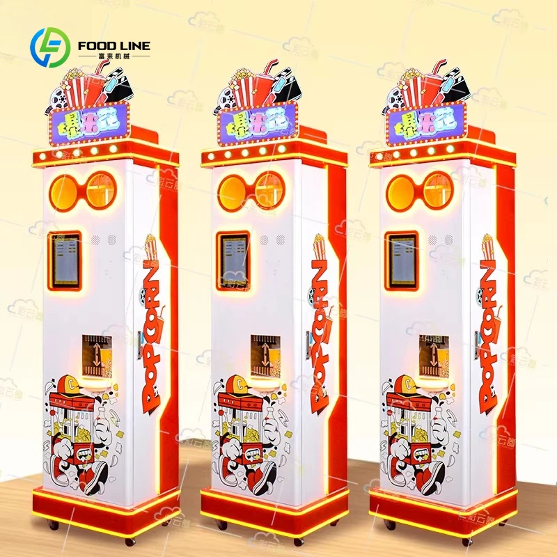 

Coin Vending Machine Popcorn Robot Fabrication with SDK Function for Dealers