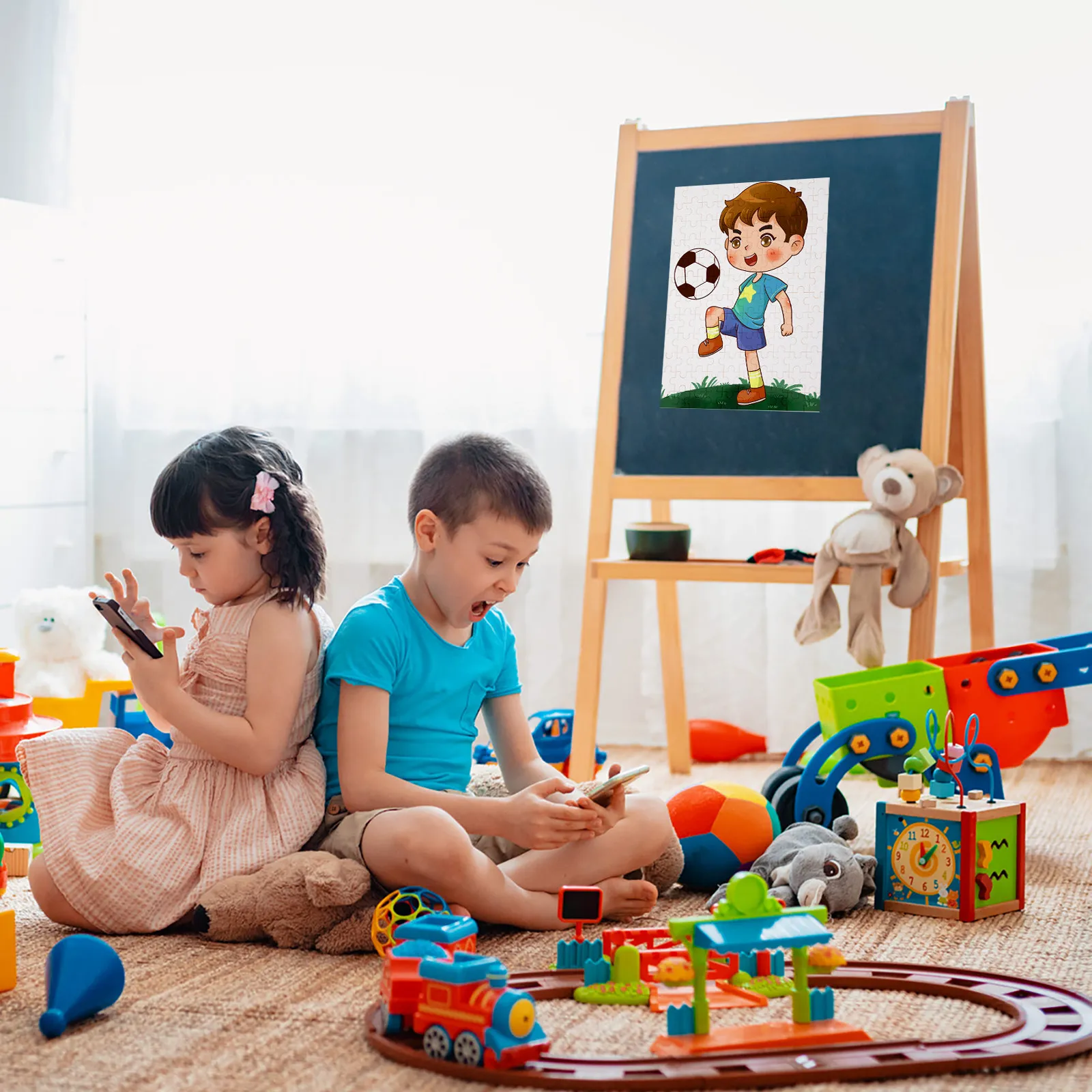 

5Set DIY Blank Sublimation Transfer Puzzle Pieces Heat Transfer Craft Puzzle Blanks for Personalized Photo Prints and Fun