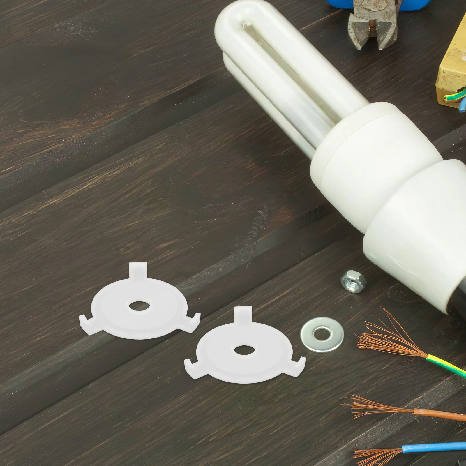 

24Pcs Lamp Socket Ring Adapter E27 to 10Mm Lamp Shade Reducing Ring Adapter Washer Metal Lampshade Rings Converter for Pendant