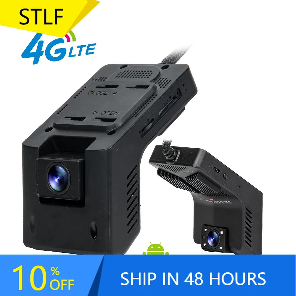

STLF2025 New 1080p Dual Lens Car Cameras with Wifi GPS GSM 4G LCD Screen Dash Cam DVR Video Recorder for Mobile Phone App Connec