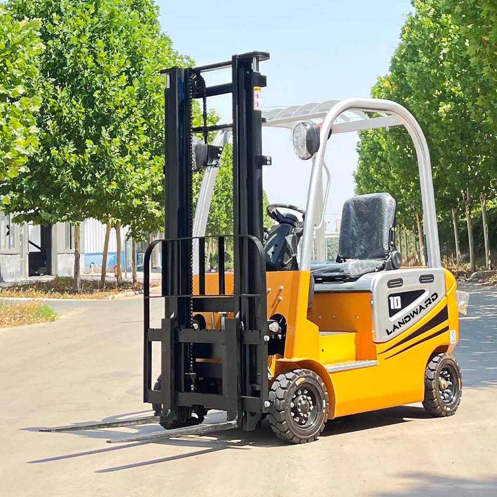 

LANDWARD Electric Forklift 3 Ton Four-Wheel Hydraulic Lift Forklift Ride-On Warehouse Loading And Unloading Forklift Customized