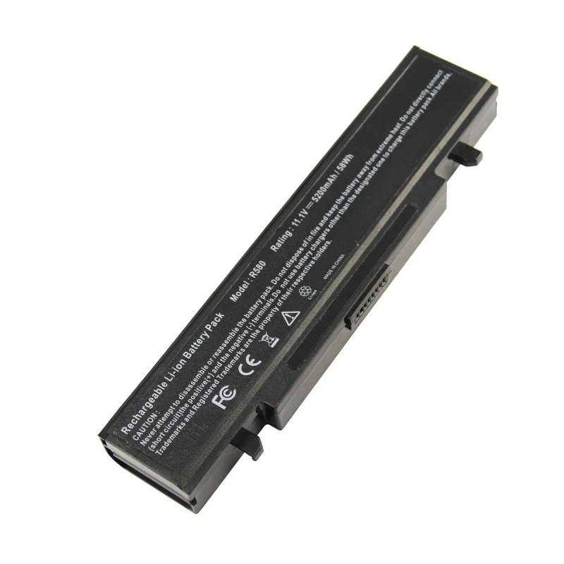 R580 11.1V 58Wh 5200mAh Laptop Battery for Samsung R530 R517 AA-PB9NC6B AA-PB9NS6B AA-PB9NC6W AA-PB9NC5B AA-PL9NC2B AA-PL9NC6W