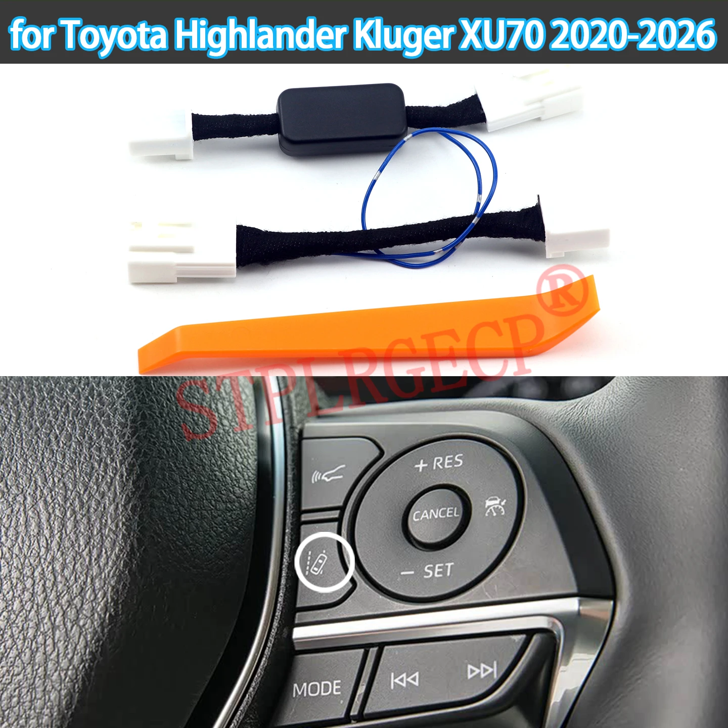 Automatic LTA LDA Off Controller for Toyota Highlander Kluger XU70 2020-2026 Car Lane Keeping Assist Cancel Switch Wire Harness