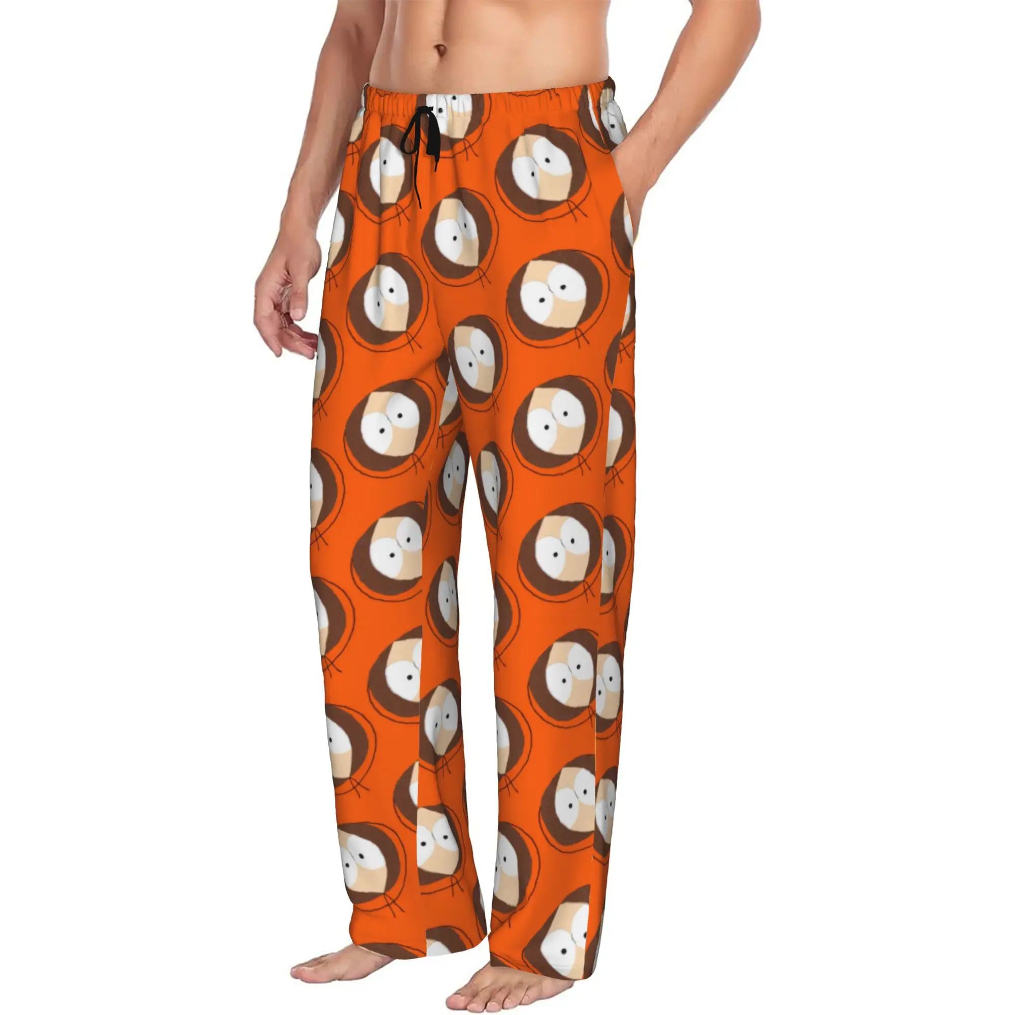 Custom S-SouthParks Pajama Pants Sleepwear for Men Elastic Waistband  Sleep Lounge Bottoms with Pockets