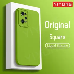 For Realme GT Neo2 Case YIYONG Original Liquid Silicone Soft Cover For OPPO Realme GT Neo 2 3 T 3T Neo3T Neo5 GT3 GT2 Pro Cases