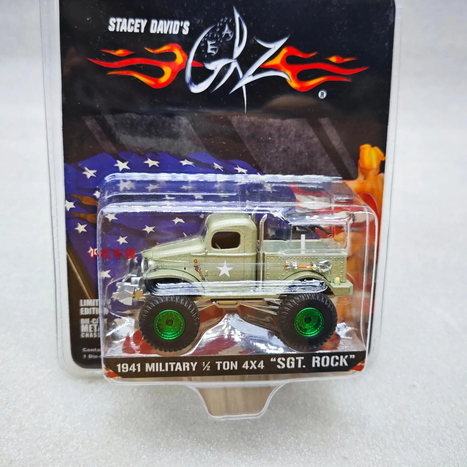 

GreenLight 1:64 1941 MILITARY 1/2 TON 4X4 51013 Miniature Car Alloy Diecasts Metal Collection Car Model Vehicles Kids Toy