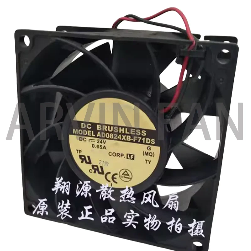 

AD0824XB-F71DS 24 В 0,65 А 8 см Инверторный охлаждающий вентилятор корпуса