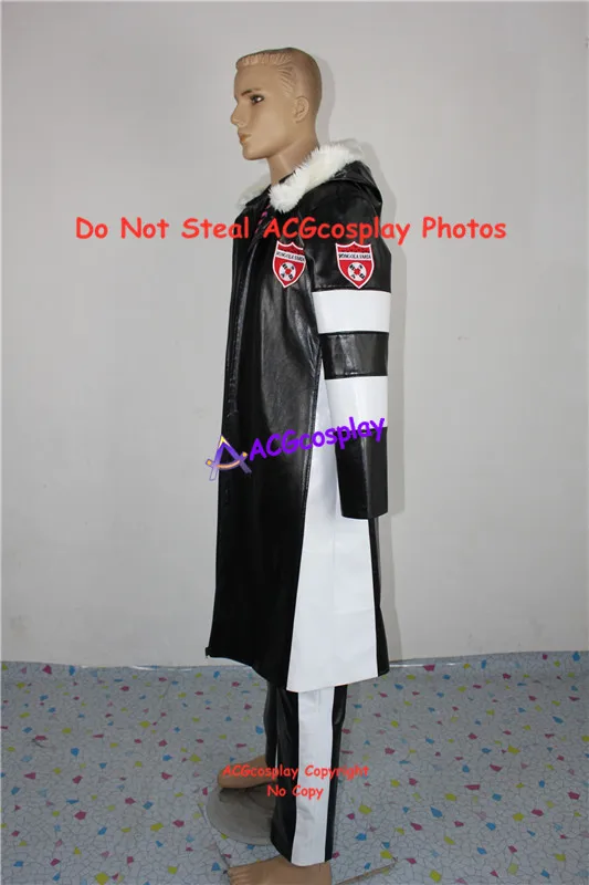 Katekyo Hitman Reborn! Belphegor Cosplay Costume acgcosplay Faux Leather Made