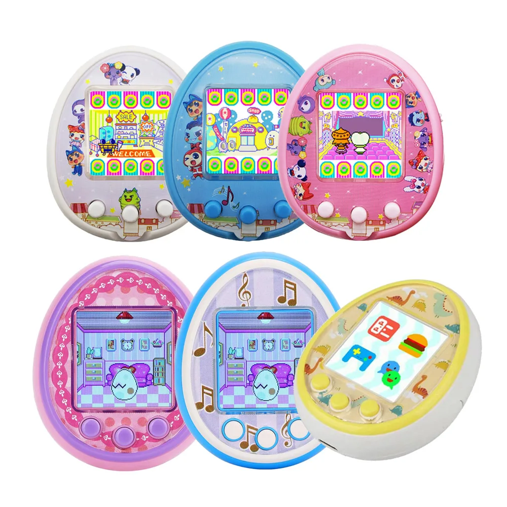 Tamagotchi QPET Virtual Network Electronic Pet Machine HD Colour Screen Game Machine Toy Children's Handheld Game Machine Gift