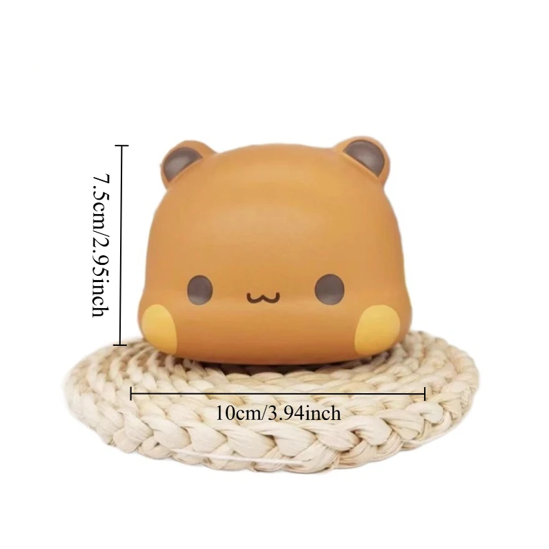 Bonito bubu dudu squeeze brinquedo de estresse kawaii forma dos desenhos animados panda alívio do estresse brinquedos recuperação rápida boneca natal/aniversário presente