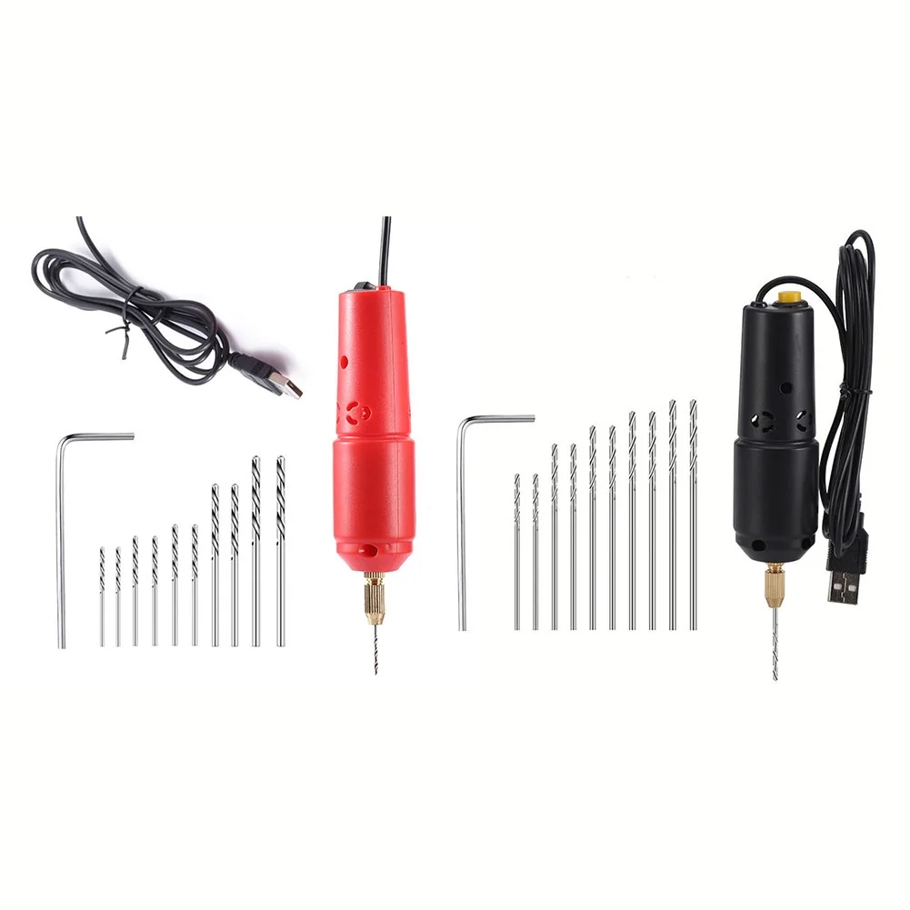 Mini conjunto de broca elétrica para artesanato e moldes de resina 10 brocas economizam tempo e esforço com furadeira acionada por energia