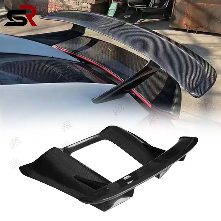 For Porsche 718 981 987 High quality Real Carbon Fiber Rear Spoiler Duckbill Car Wing Retrofit the rear wing Top Wing