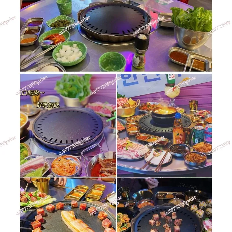 

Korean Commercial Desktop Embedded Bbq Gas Grill Smokeless Indoor Outdoor Stainless Steel Barbecue Gas Grill For Restaurant