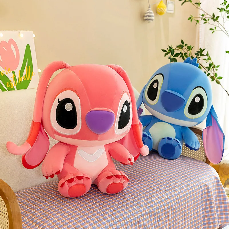 25-35cm Anime Figure Stitch Plush Toy Children's Toys Kawaii Cute Pink Blue Soft Filling Plush Doll Action Figure Model Pendant