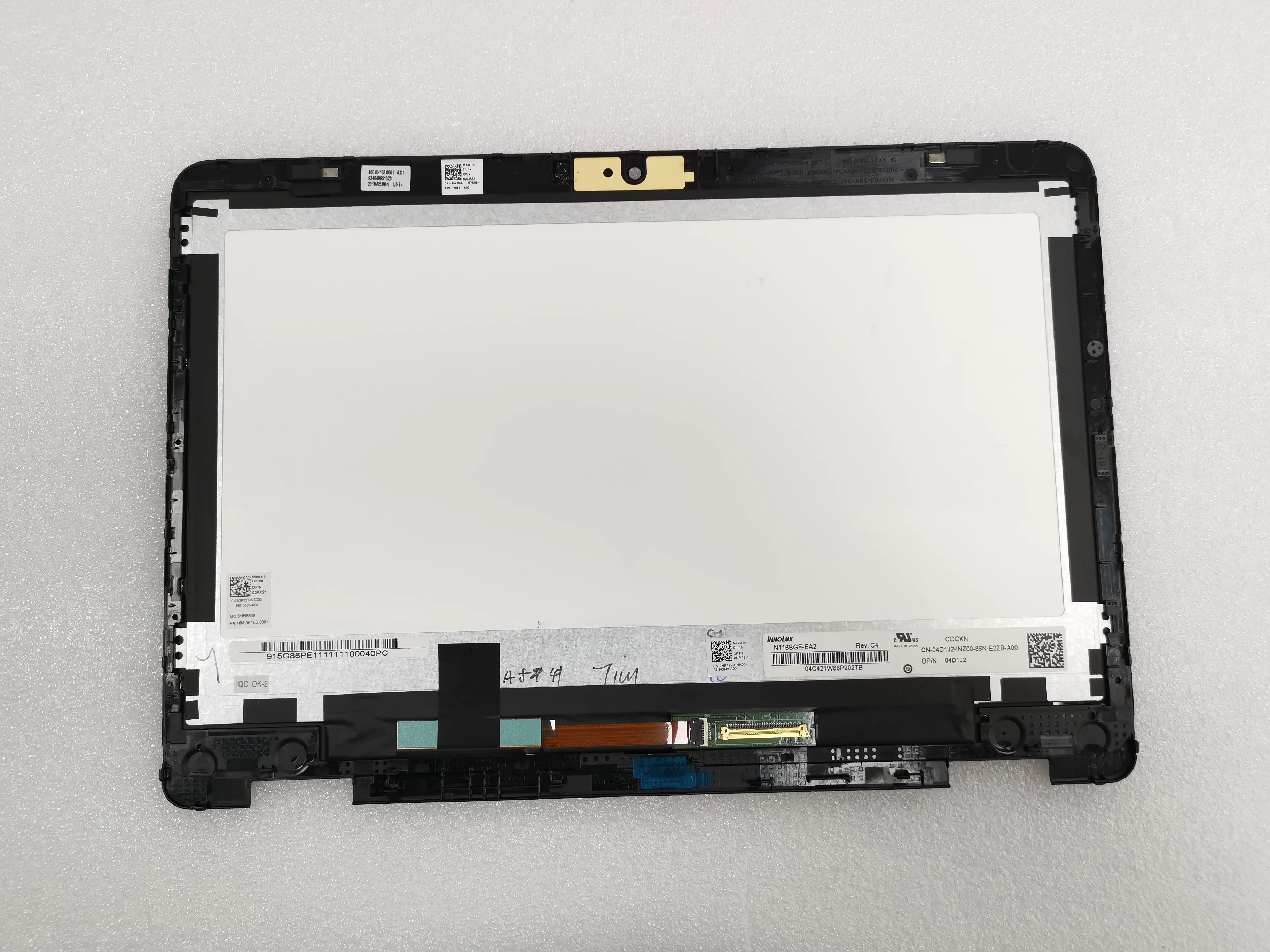 

11.6 inch lcd HD 1366x768 for Dell Inspiron 11 3195 2-in-1 assembly display Laptop LCD Screen with frame