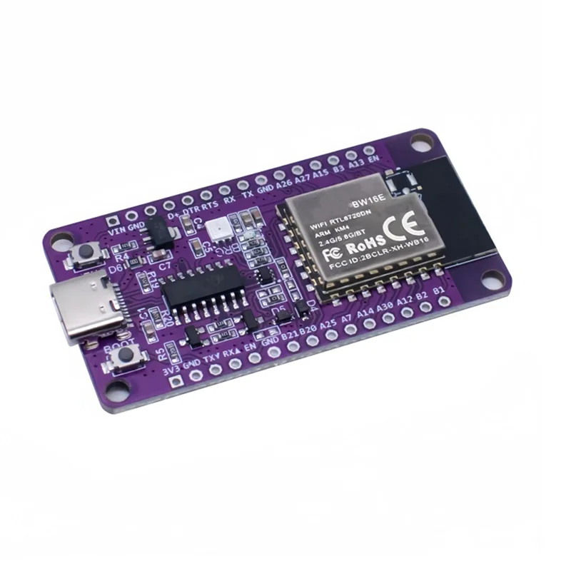 AED6-RTL8720DN Двухдиапазонный модуль Wi-Fi Bluetooth BLE NICEMCU BW16 Встроенная антенна макетной платы,