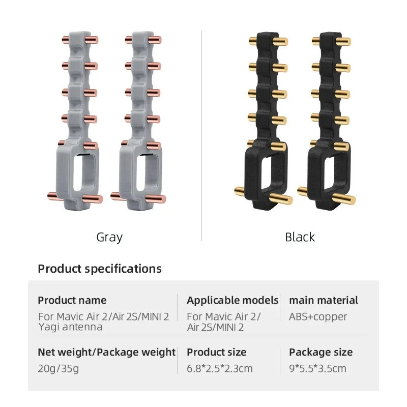 5.8GHz Yagi Antenna Signal Booster for DJI NEO/Mavic 3/Air 3/2S/Mini 2 Drone Remote Controller Signal Extender RC-N3 Accessory