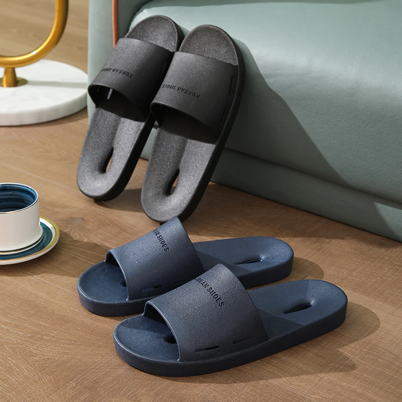 2024 Summer Non-slip Soft Cloud Women Comfy PVC Men Couple Bathroom Hollow Leak Anti-Slip Silent slippers Home Slippers Outdoor