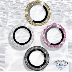 2-3Pcs Camera Lens Protector For iPhone 11 12 13 14 15 16 17 Pro Max 16E Mini Air 14 15 16 plus Diamond Metal Protective Glass