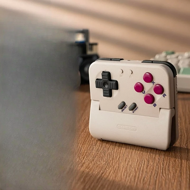 Phone Vertical Clamp Retro Gamepad, Wireless Bluetooth Android iPhone Phone emulator