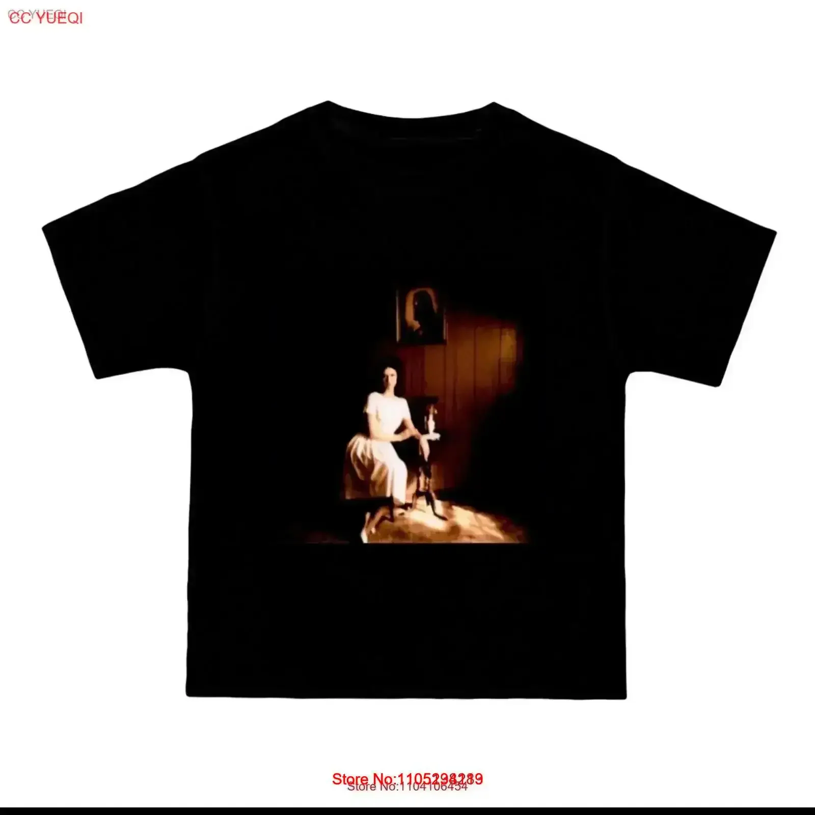 

Обложка альбома Ethel cain Cross для беременных и дочек, черная футболка в тяжелом весе, винтажная стираная уличная одежда с короткими рукавами, стильная растягивающаяся