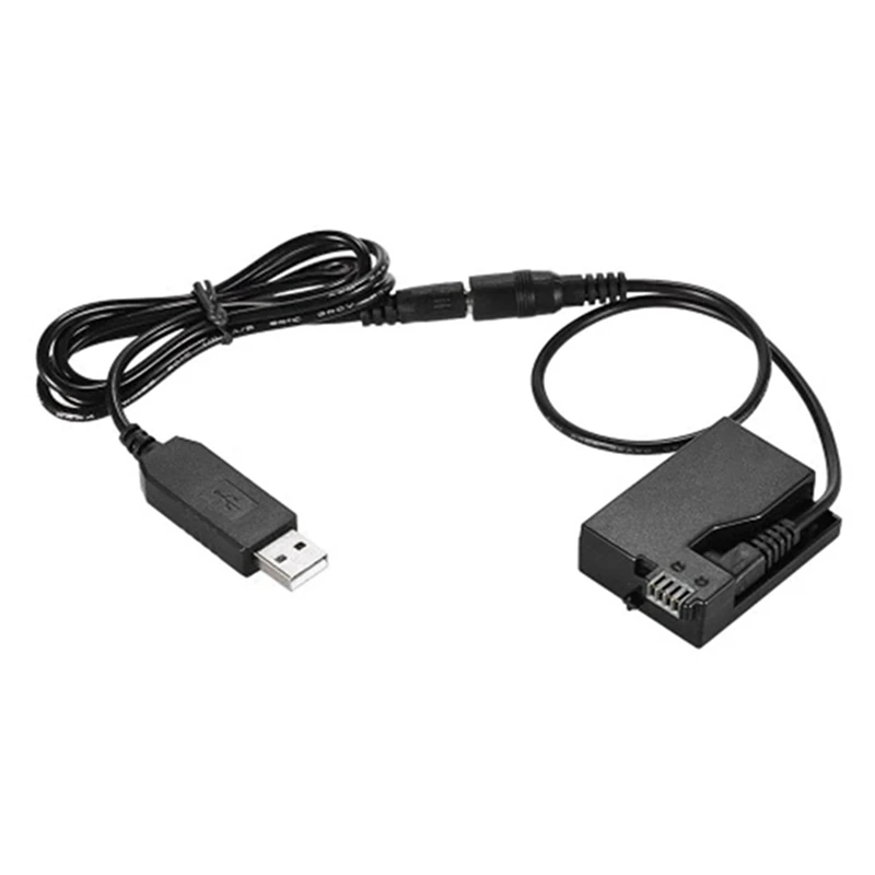 4X DR-E8 الدمية البطارية مع تيار مستمر قوة البنك USB كابل محول استبدال ل LP-E8 لكانون EOS 550D 600D 650D 700D