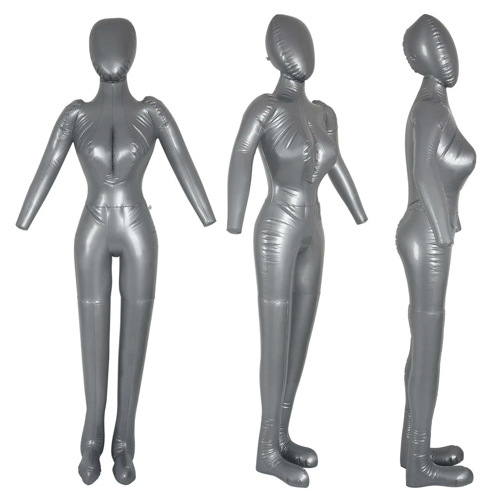 Inflatable Full Body Female Model with Arm Ladies Mannequin Window Display Props