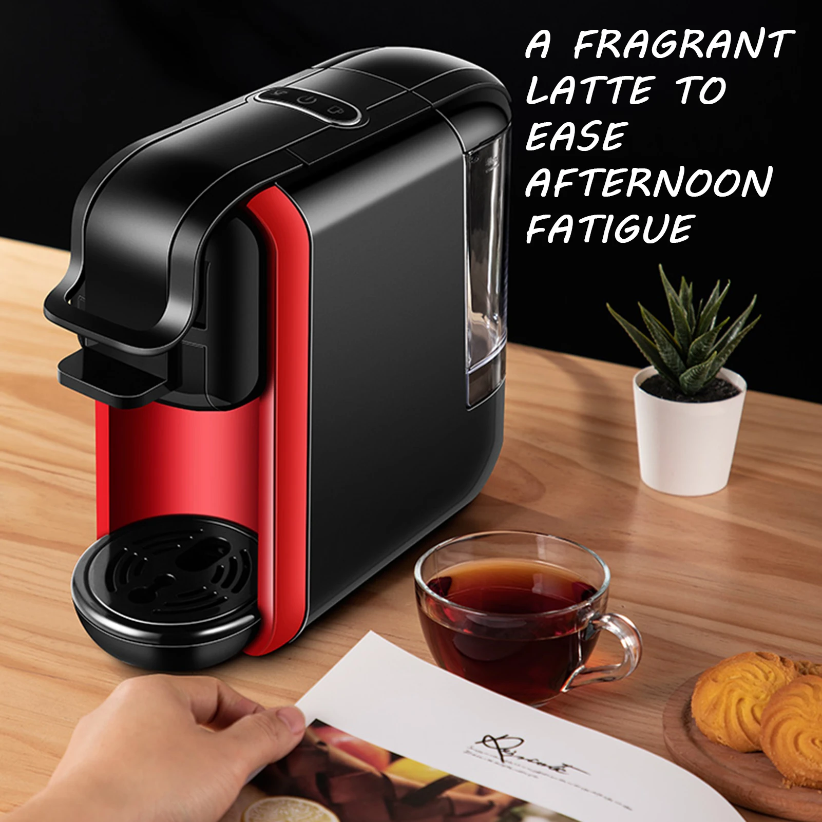 Macchina da caffè a capsule piccola Macchina per caffè espresso e tè turco domestico 3 in 1 Macchina per caffè espresso a capsule multifunzionali