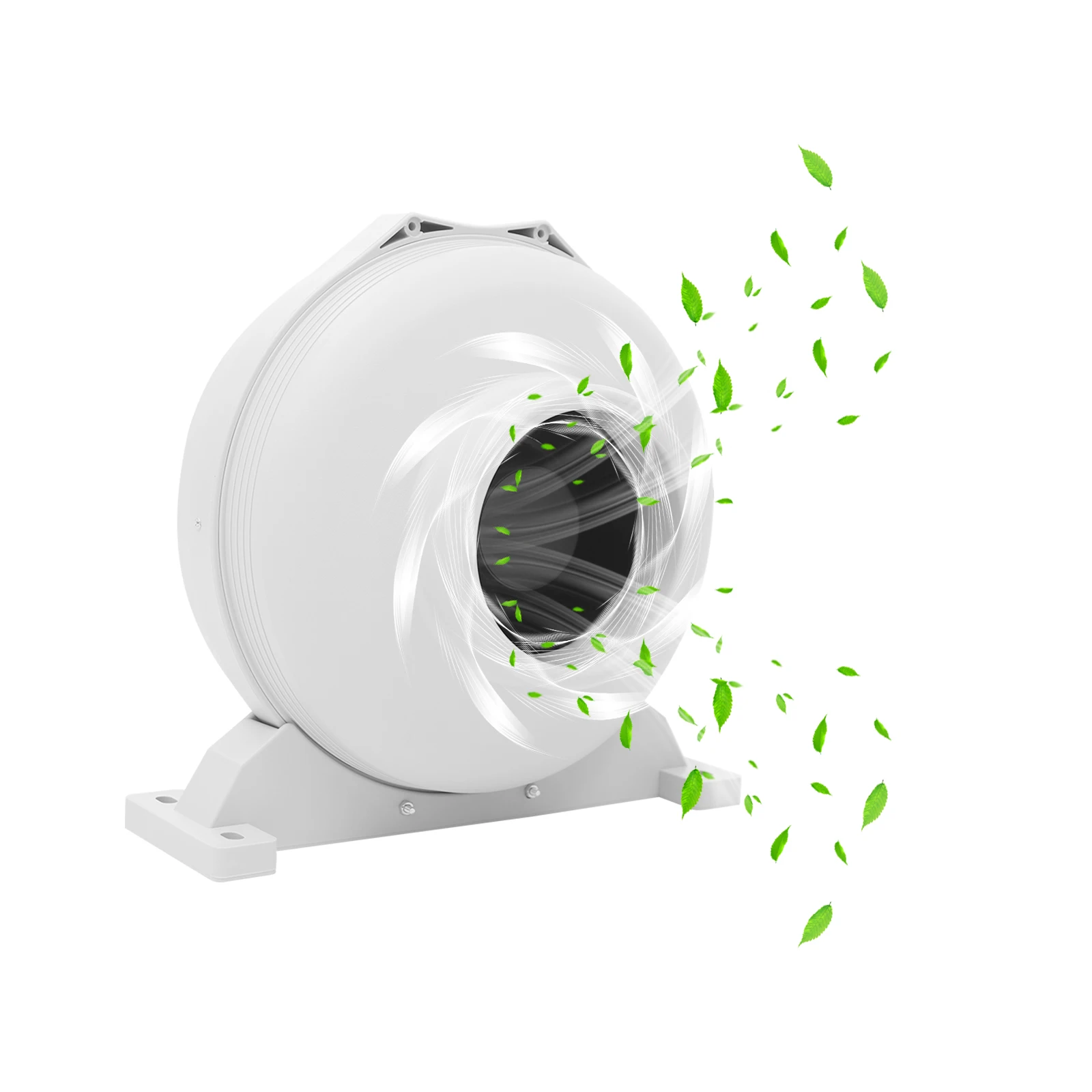 

4/6in 260/418CFM Radon Mitigation System Inline Duct Fan IP67 Waterproof Electric Exhaust Fan for Indoor Outdoor Energy Duct Fan