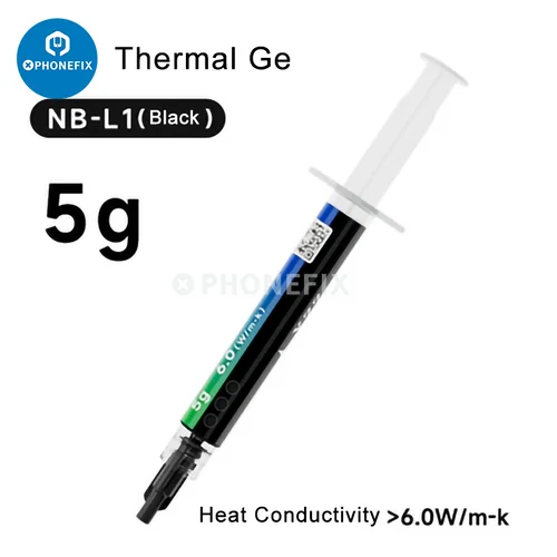 XZZ NB-L1 6.0W/mk Thermal Silicone Grease Gel For Laptop Notebook CPU GPU VGA Card Cooler Heat Sinks Conductive Silicone Plaster