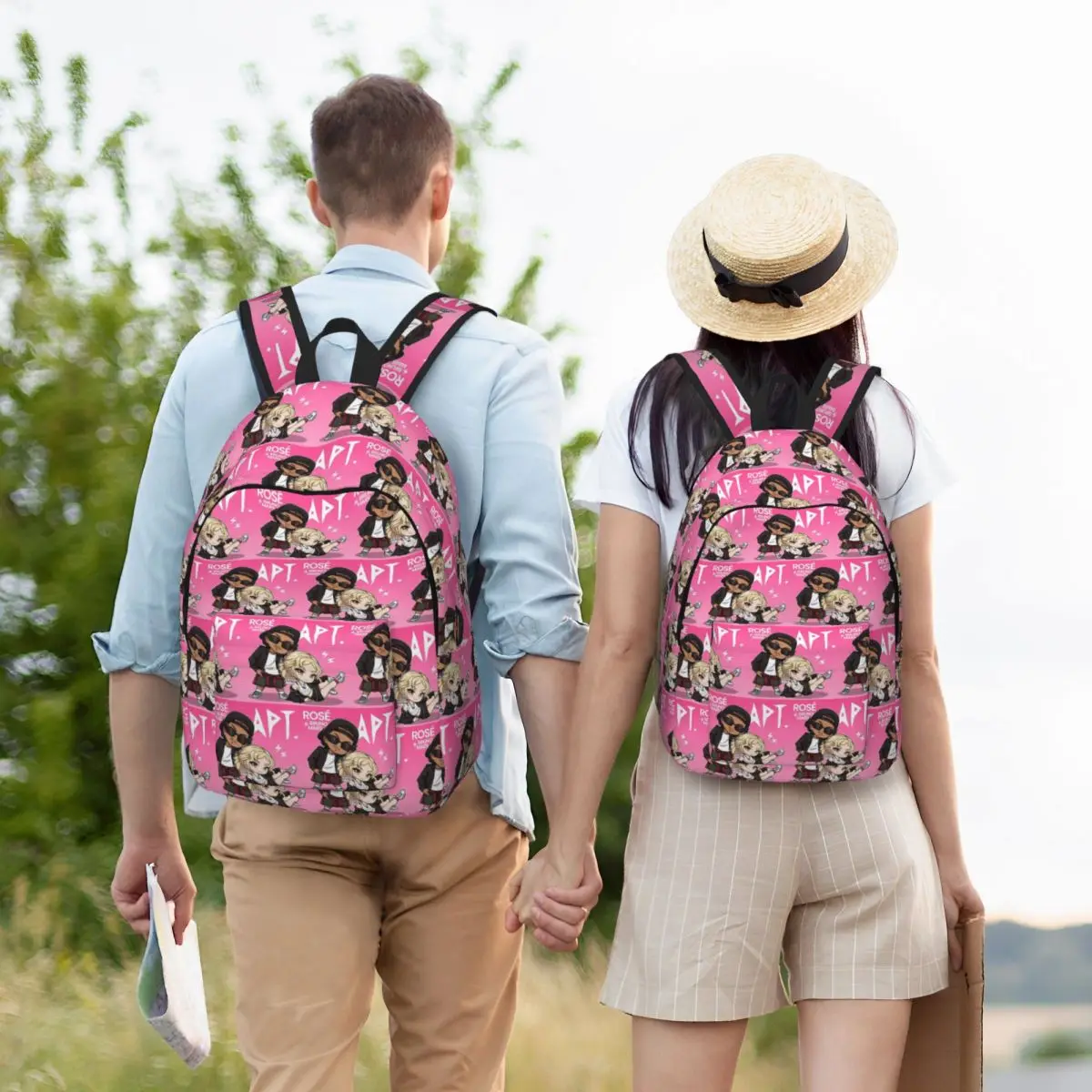 APT ROSE Bruno Mars Student Backpack School Bag Hiking Travel Daypack for Boys Girls Bookbag Shoulder Bags
