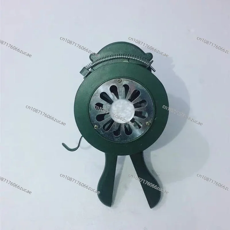 Hand Crank Siren Horn 110dB Manual Operated Metal Alarm Air Raid Emergency Safety DQ-Drop