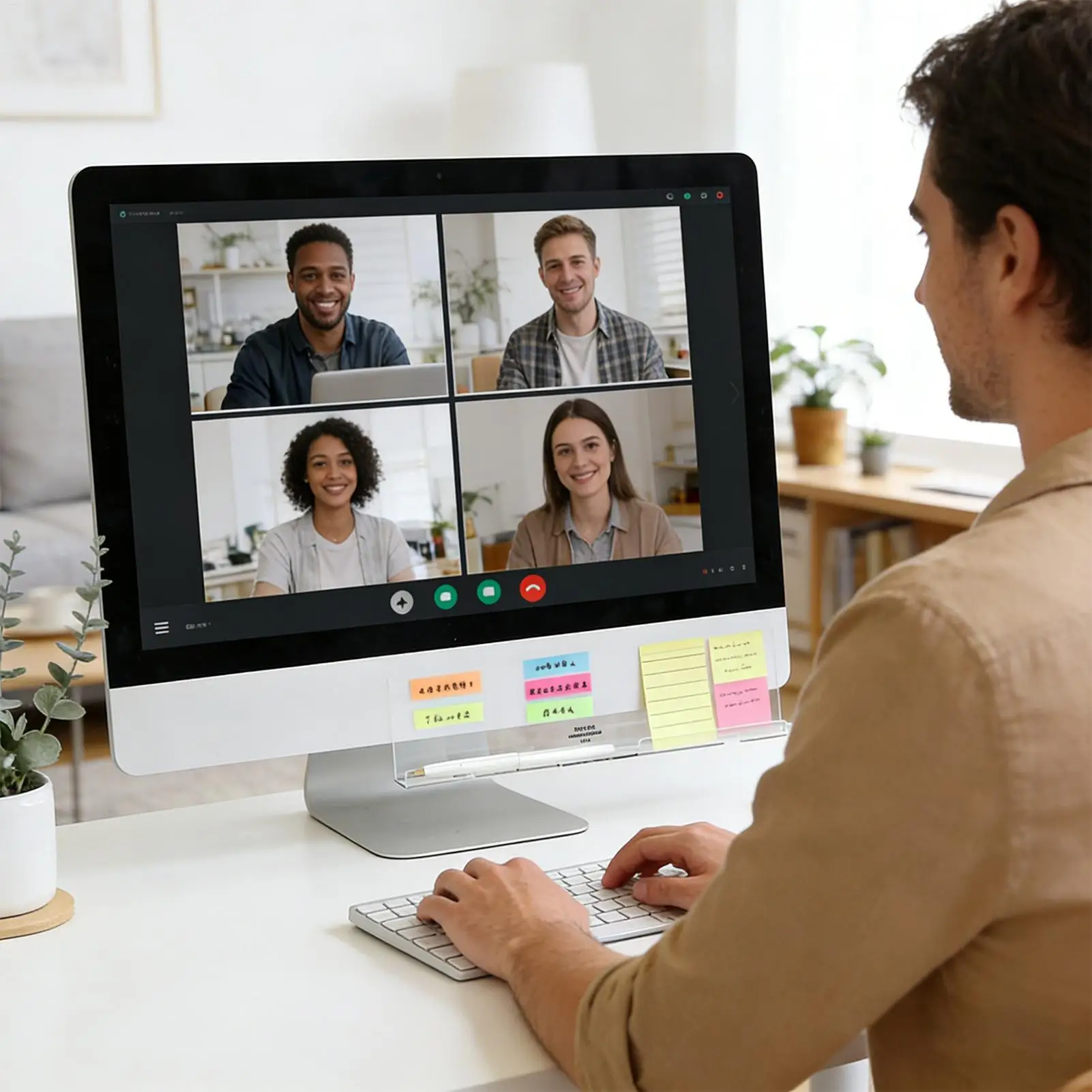 

Держатель для липких заметок монитора, акриловая панель, напоминание о сообщениях, держатель для липких заметок для экрана компьютера, офиса, рабочего стола