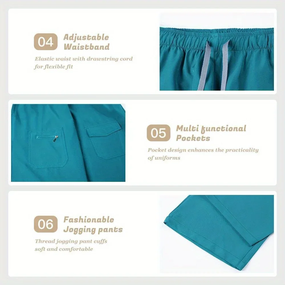 جديد مستشفى فرك الدعاوى ممرضة موحدة النساء الملابس للطبيب فرك مجموعة الجمال ملابس العمل السراويل العليا