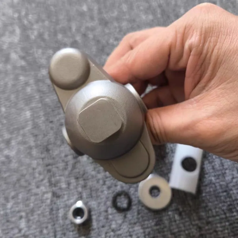 Stainless steel single-axis movable ankle joint, limb prosthesis accessories, single-hole movable ankle plate accessories