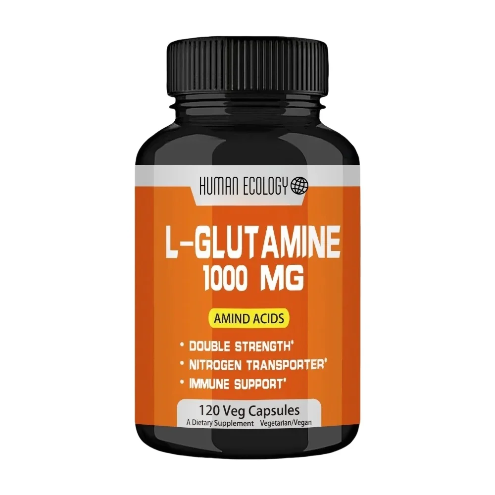 HEALTH L-Glutamine, Double Strength 1000 mg - 120 Capsules