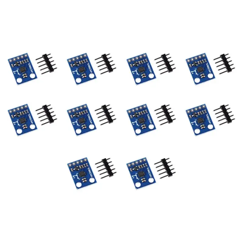 

ABGI-10Pcs GY-273 3V-5V HMC5883L Triple Axis Compass Magnetometer Sensor Module Three Axis Magnetic Field Module