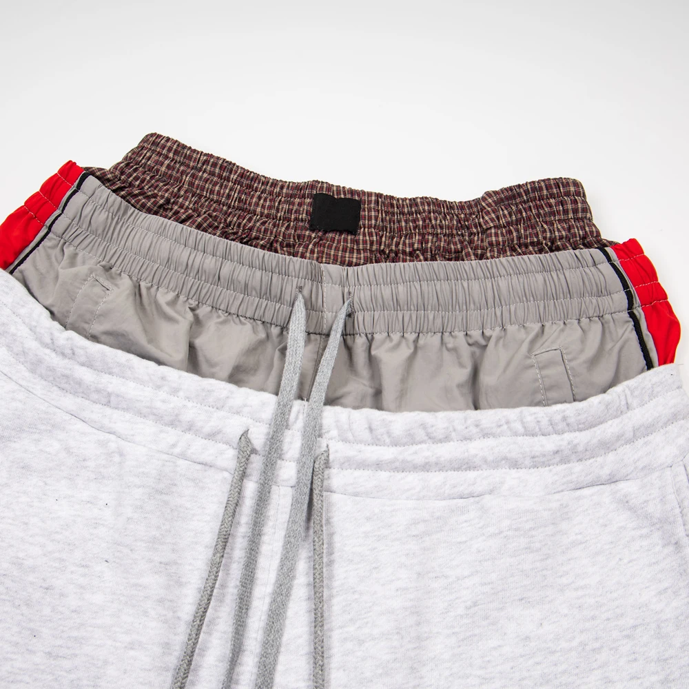 New Streetwear Clothing Baggy Triple Waisted Sweatpants Hiphop Street Style Cotton Casual Oversized Vintage Sport Pants for Mens