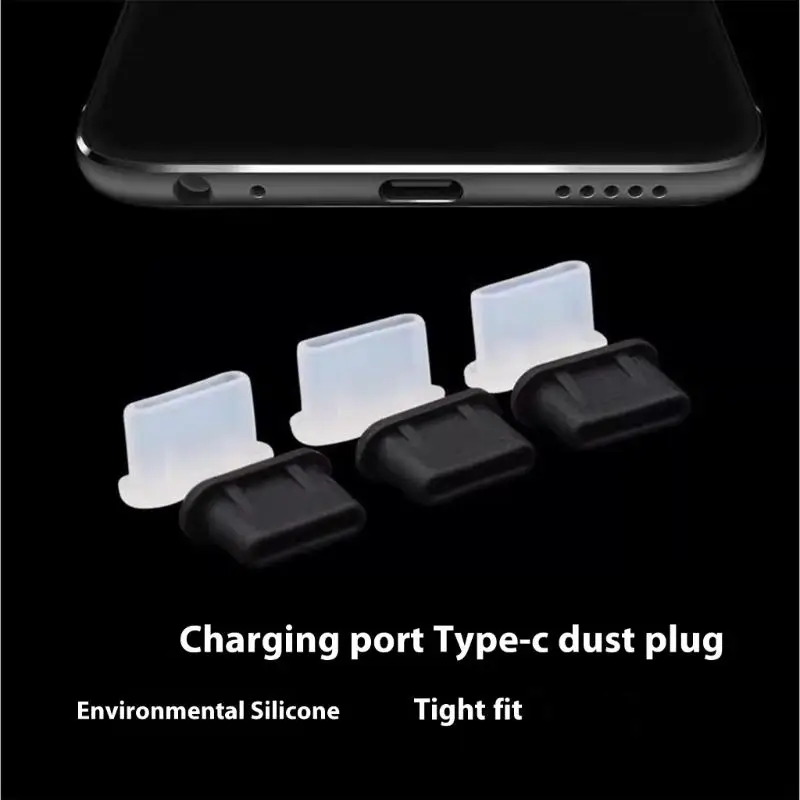 

652F Type-C Dust Plugs Phone Tablet Type C Anti Dust Caps Universal USB C Dust Cover