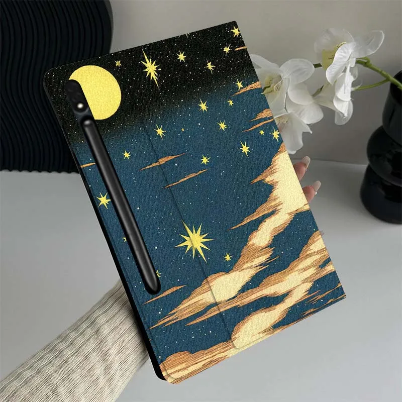 

Cartoon Starry Night Sky Gift Tablet Case For Samsung Galaxy Tab S7 S8 S9 S10 FE Lite