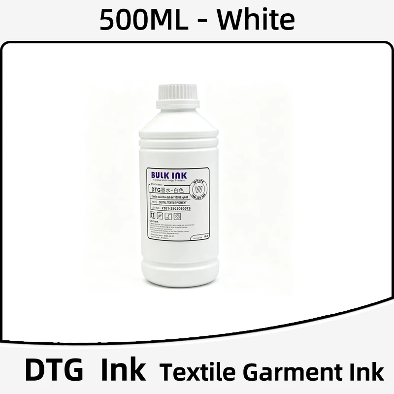 500ML 1L DTG Ink Textile Garment Ink For DX5 DX6 DX7 TX800 i3200 i1600 L1800 1390 R1900 F2000 F2100 F2200 L800 XP600 Printhead
