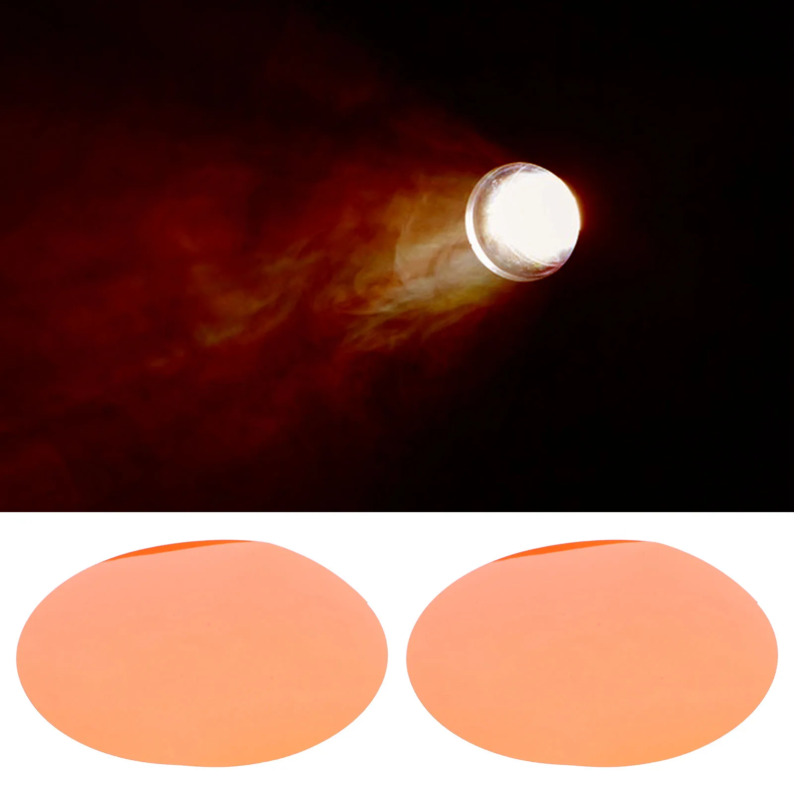 

15pcs Color Changing Light Sticker Round Lamp Filter Sheets Adhesive Transparent Gel For Home Bedroom Living Room Light Gel