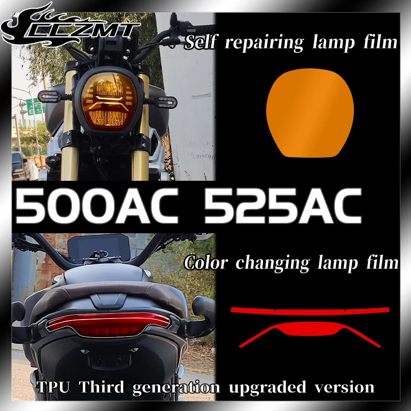 

For VOGE 500AC 525AC 500ac 525ac Headlight Film Taillight Film Transparent Protection Film Decorative Sticker Modification