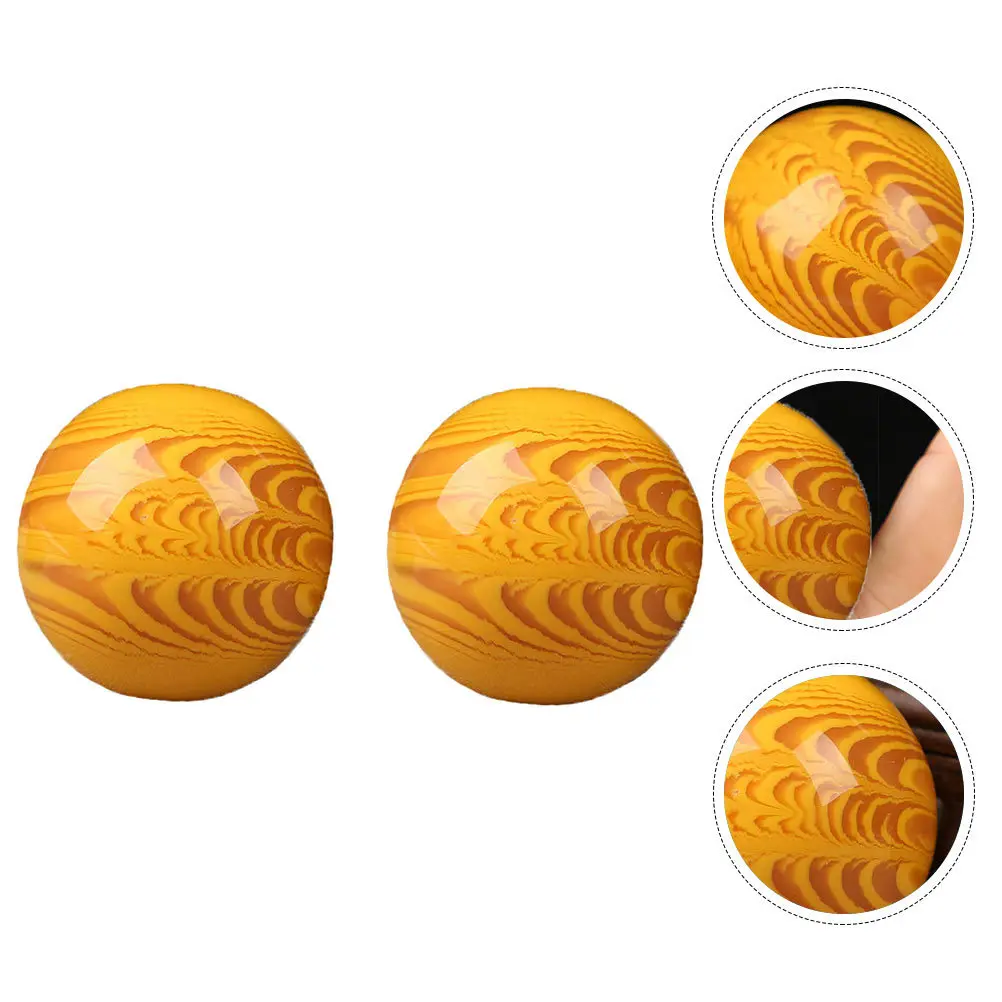 

2Pcs Health Massage Balls Hand Exercise Portable Muscle Stretch Ball for Elderly Joint Blood Circulation Sleep Memory