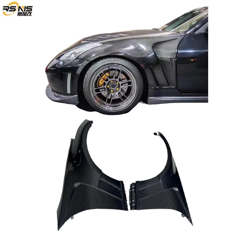 

Best Seller Carbon Fiber mudguard for Nissan 350Z 2003 2008 MBJ Style Front mudguard Panel Converslon