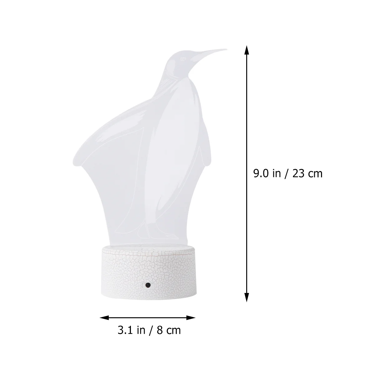 

Penguin 3D Illusion Light LED Night Lamp Acrylic Touch Table Lamp for Home Decor Bedroom Desk Party Favor Unique Gift for Family