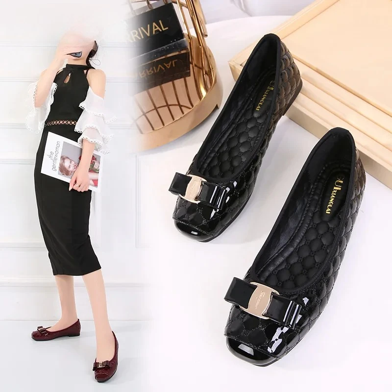 

Women Shoes Fashion Comfortable Ballet Flats Loafers for Women Leather Moccasins Summer Footwear Elegant Shoes Zapatos De Mujer