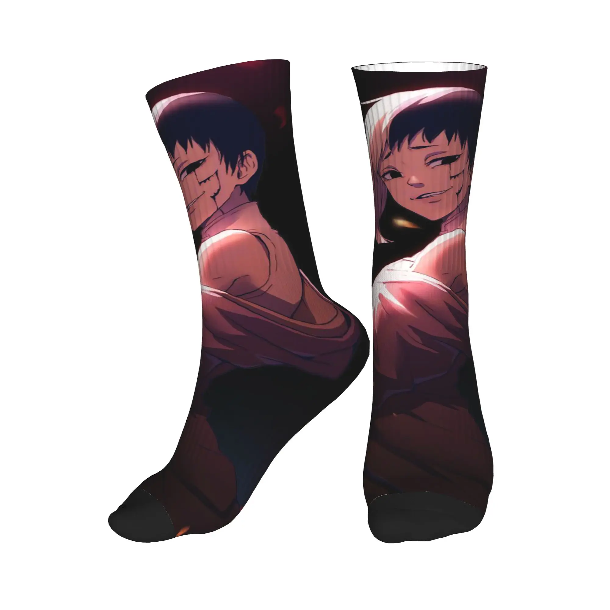 

All Seasons Gen Asagiri Dr Stone Apan Anime Sport Middle Tube Socks Super Soft Crew Socks Hip Hop Stockings for Men Women